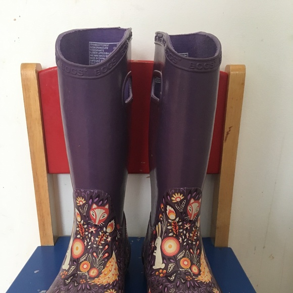 Bogs youth girl rain boots size 11 - Picture 9 of 9